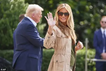 President Trump and First Lady Melania Trump's Determined Mission to Texas Floods Highlights Leader's Commitment and First Lady's Casual Elegance
