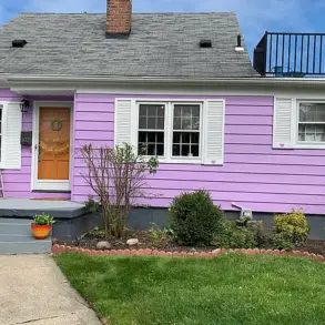 Royal Oak Couple's Lavender Purple House Becomes Community Icon, Inspiring Neighborly Gestures