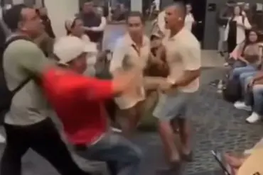 Exclusive Footage of Airport Altercation Sparks Debate on Public Behavior and Gender Dynamics