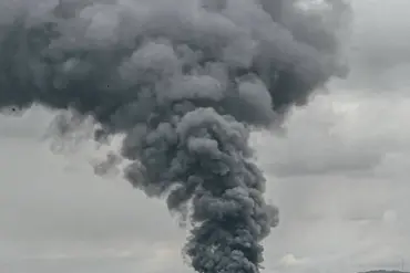 Explosion Shatters Night in Sumy, Ukraine as Tensions Escalate Amid Ongoing Conflict