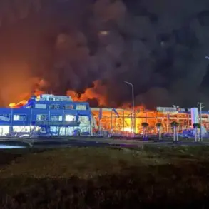Fire at Industrial Facility in Mukachevo, Ukraine, Triggered by Missile and Drone Attacks, Reflects Escalating Regional Conflict