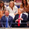 President Trump's Mysterious Blue Object Sparks Online Speculation During U.S. Open Final