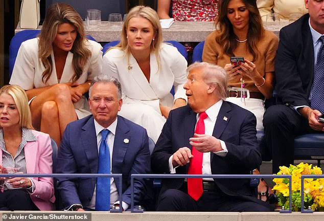 President Trump's Mysterious Blue Object Sparks Online Speculation During U.S. Open Final